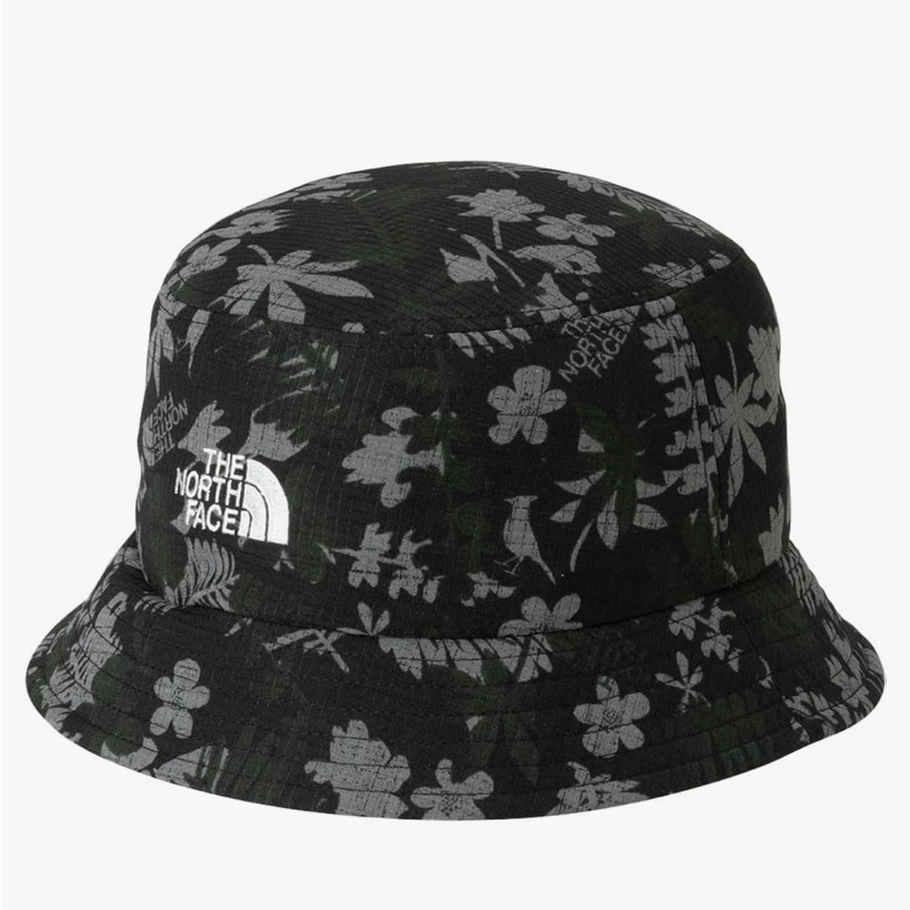 THE NORTH FACE TNF LAB DOT AIR ALOHA BLACK PRINT FLORAL BUCKET HAT NEW JAPAN